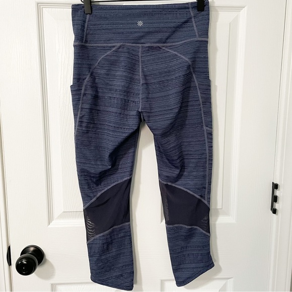 Athleta High Rise Jacquard Mesh Leggings - size M - Picture 3 of 6